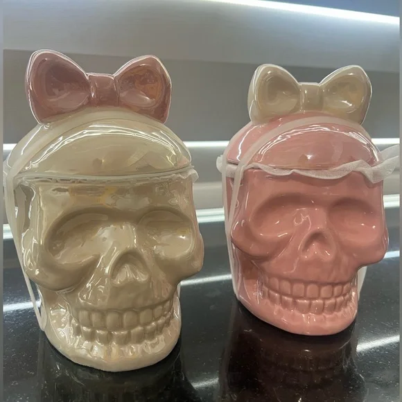 Ceramic skull jar - Picture 4 of 6